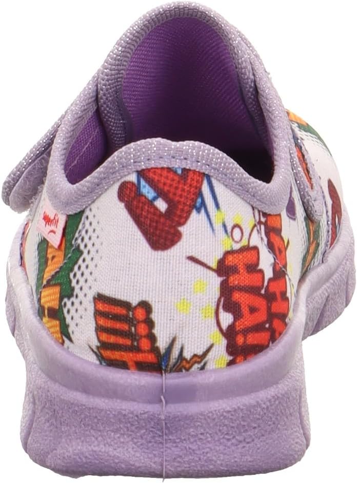 Superfit Jungen Bobby 1-000706 Hausschuhe 26 EU Weit Lila Mehrfarbig 8500, 26 EU Weit Lila Mehrfarbi