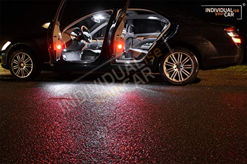 INDIVIDUALise your CAR Innenraumbeleuchtung SET für S Klasse W221 Limousine (Pure-White) Reinweiss,