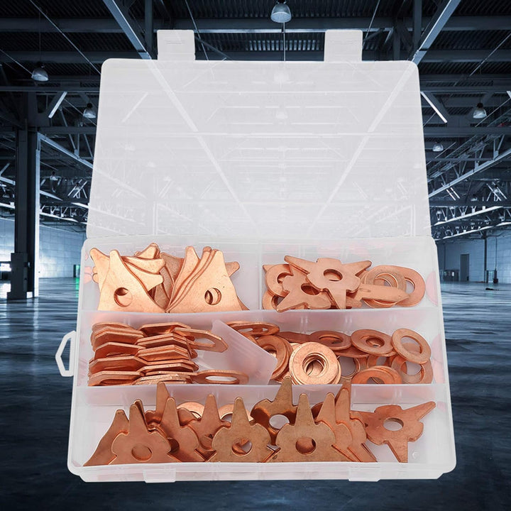 110pcs Triangle Dent Pulling Rings, Triangle Dent Puller Rings Dreieck OT Runde Karosserie Schweisse