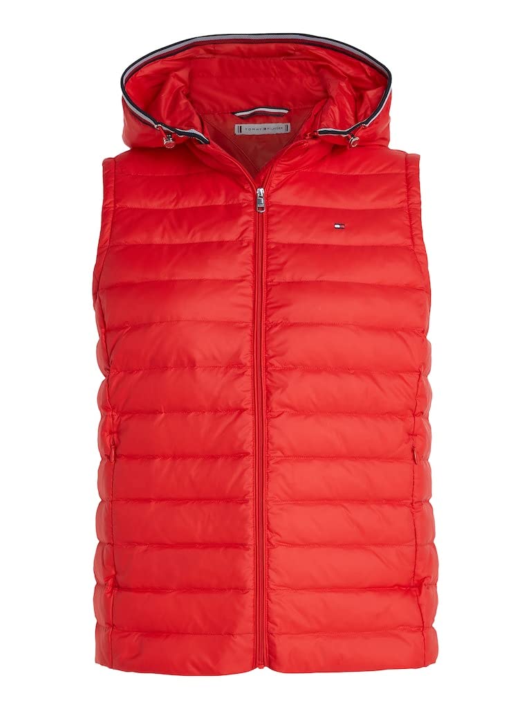 Tommy Hilfiger Damen Weste Steppweste S Fireworks, S Fireworks