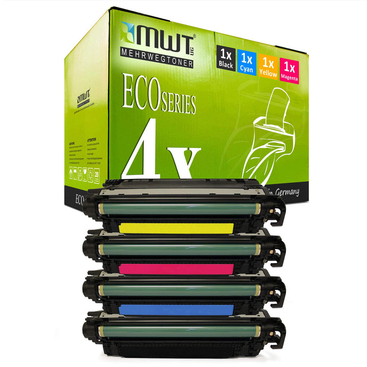 4X MWT Remanufactured Toner für HP Laserjet Pro 500 Color MFP M 570 dw DN ersetzt CE400A-03A