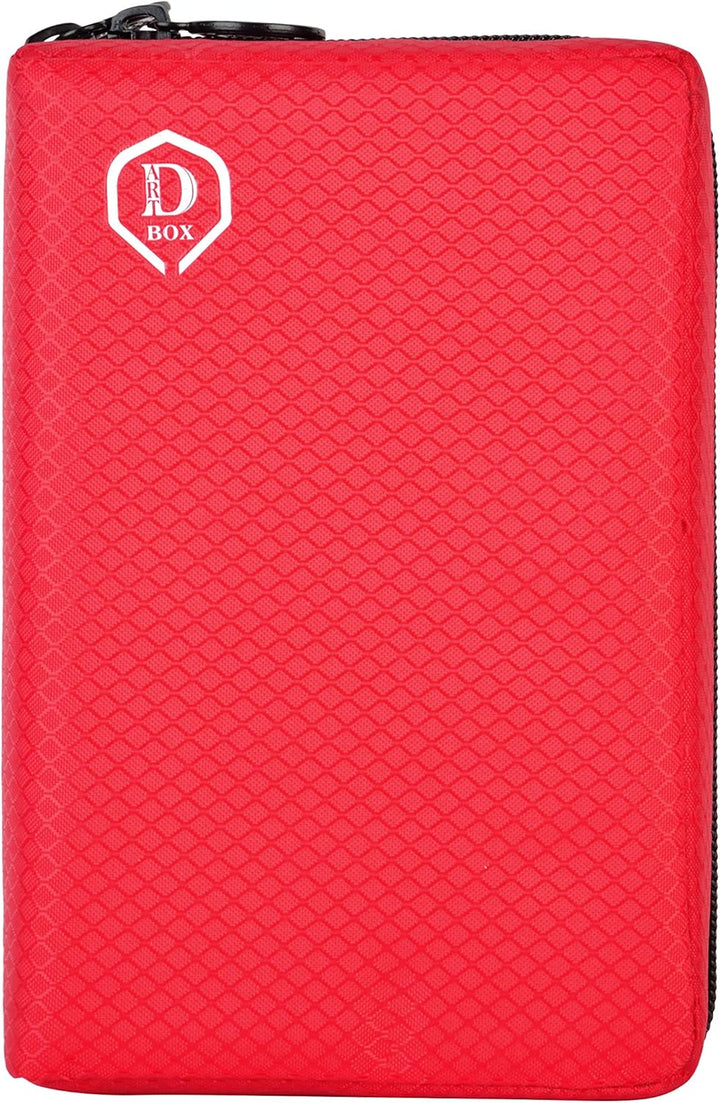 ONE80 Double Darttasche für Darts Dart Wallet Dart Cases Rot, Rot