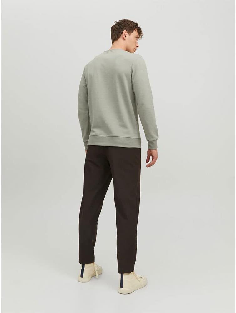 Jack & Jones Herren Jack & Jones Male Sweatshirt Einfarbig Sweatshirt Sweatpullover S Wrought Iron,