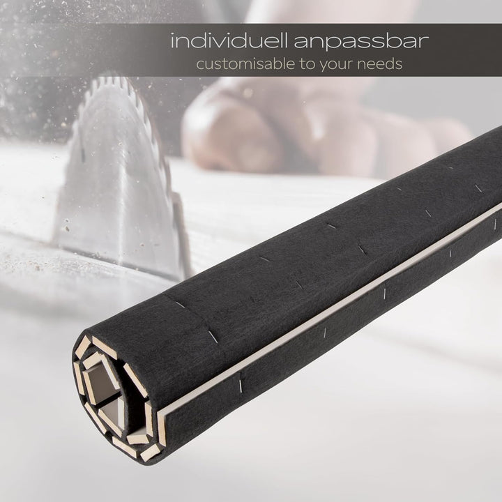 HEXIM Akustikpaneele 4 Stück 138,5x60cm Holz Comfort - flexible Holzpaneele Platten Lamellenwand Hol