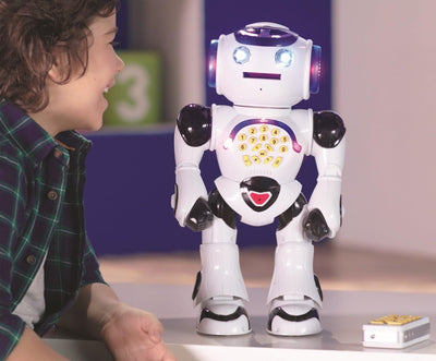 Lexibook Powerman Roboter, Weiss (ROB50ES) - Spanische Version, ROB50ES