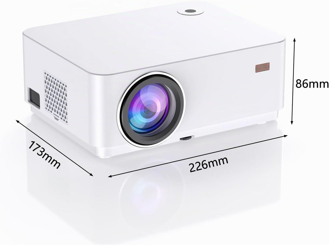 Beamer 4K Mit Android TV, SEWENS 800 ANSI WiFi Bluetooth Projektor, Autofokus und Keystone, Native 1