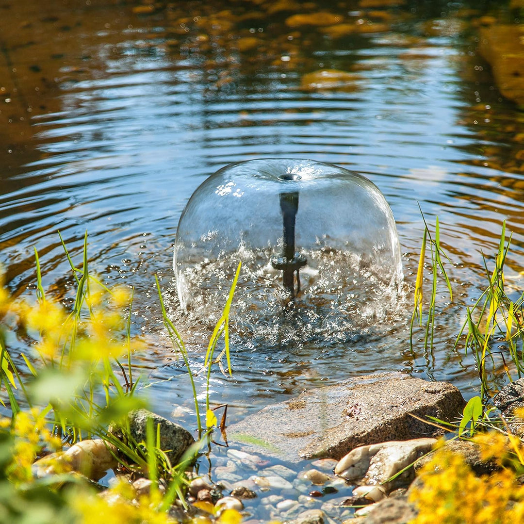 Solar Teichfilter Set Profi bis 1.000 l Teich - 500 l/h Förderleistung 15 Watt Solarmodul - neuester