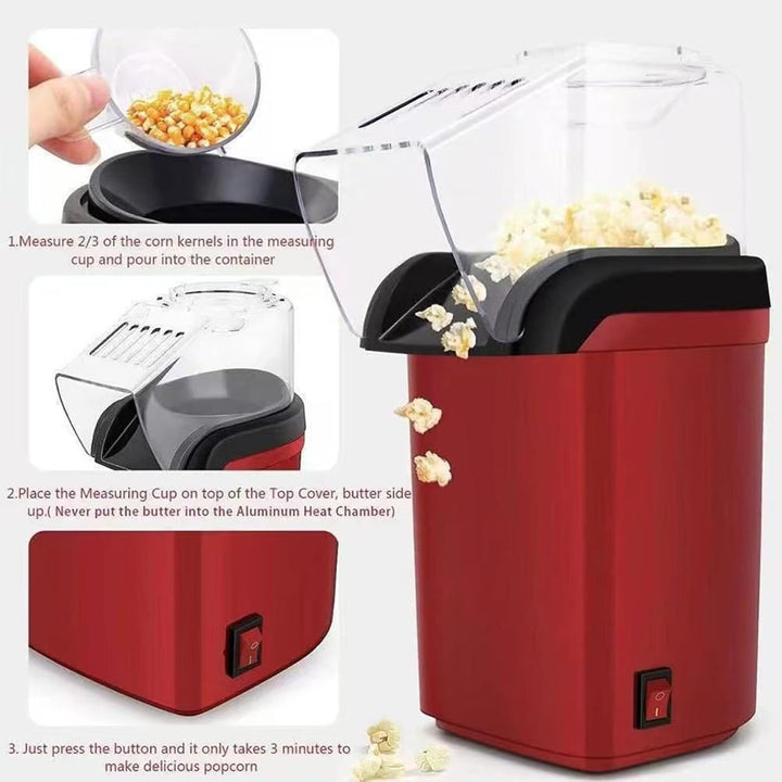 Elektrische Popcornmaschine - Schnelles Popcorn-Gerät Für Bis Zu 2 Liter,Kleine Ausführung - Für Die
