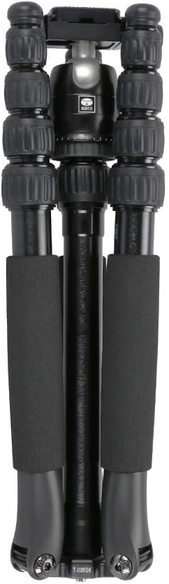 SIRUI T-005SK+B-00K Traveler Ultralight Dreibeinstativ Aluminium schwarz mit Kugelkopf (Höhe: 128cm,