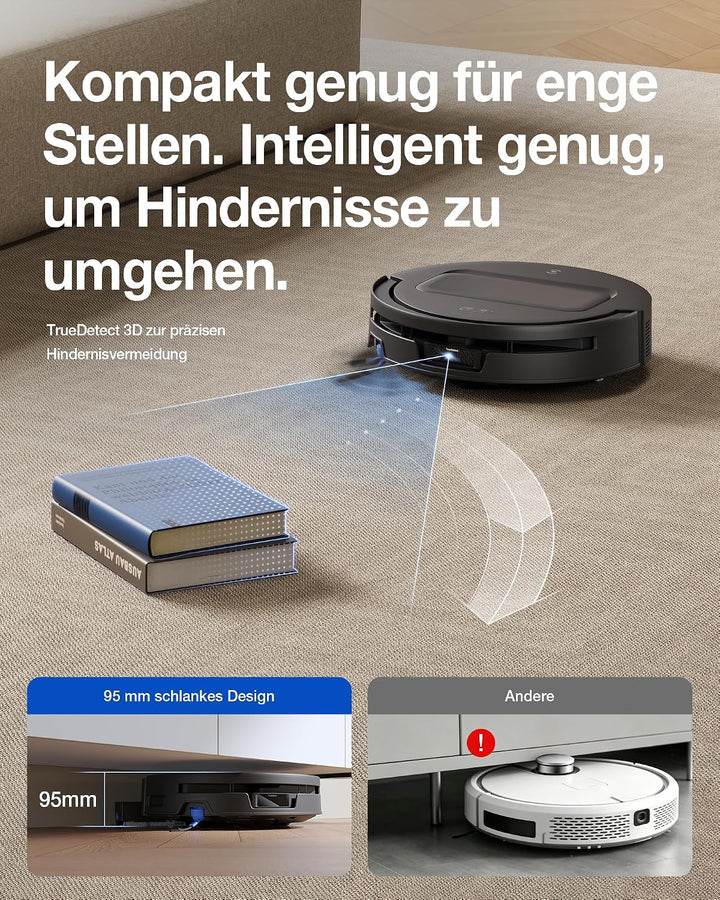 ECOVACS DEEBOT T90 MAX Omni Saugroboter mit Wischfunktion, 30.000 Pa Blast