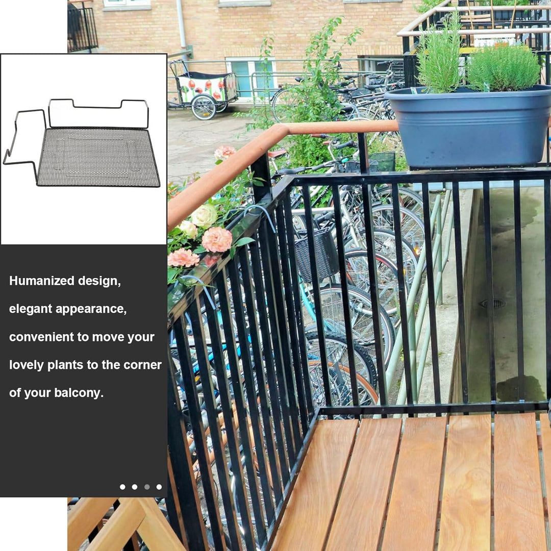 BESPORTBLE Eckregal Metall Pflanzständer Blumentopfhalter Drahtgeflecht Platzsparend Büro Balkon Org