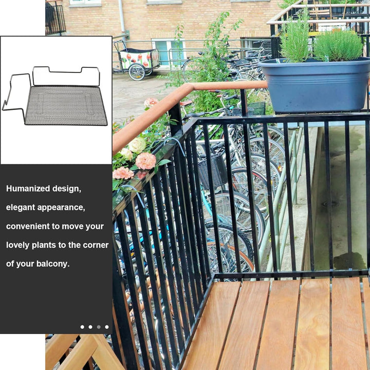 BESPORTBLE Eckregal Metall Pflanzständer Blumentopfhalter Drahtgeflecht Platzsparend Büro Balkon Org