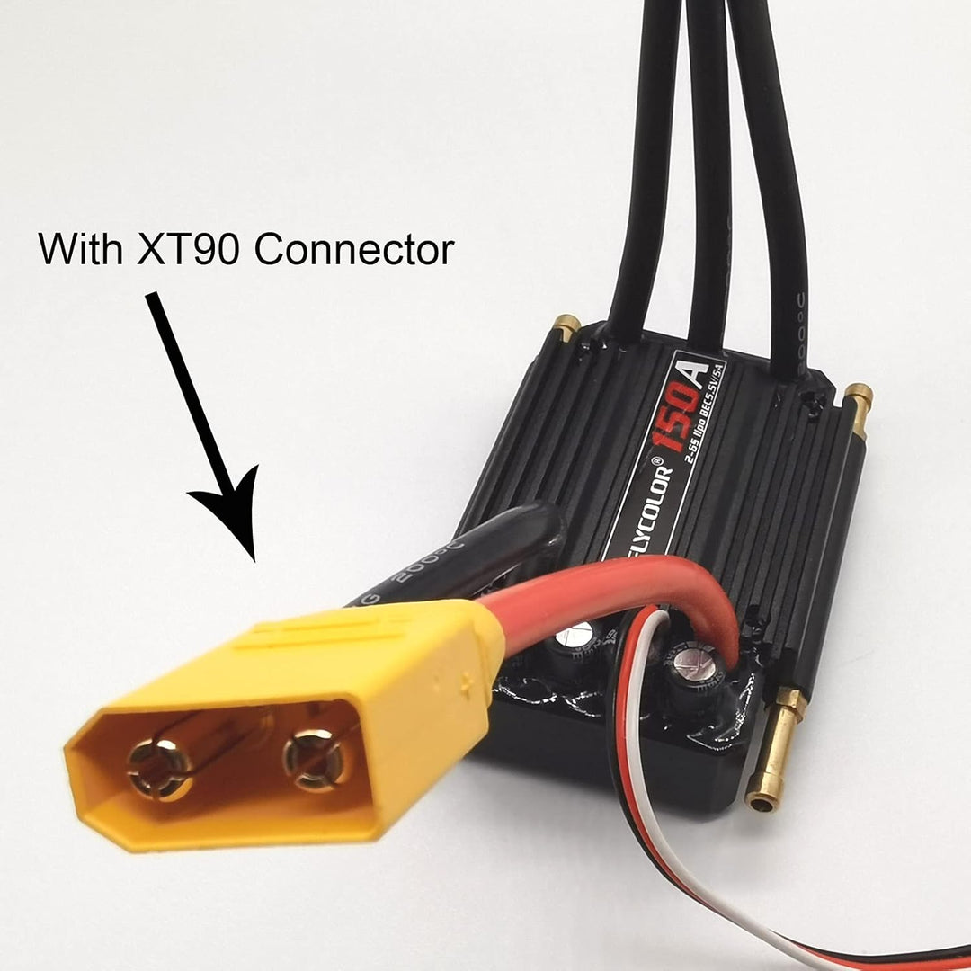 FLYCOLOR 150A ESC 2-6S Waterproof Brushless Elektronischer Geschwindigkeitsregler mit 5.5V/5A BEC un