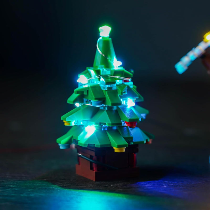 BrickBling Led Licht Set Kompatibel mit Lego 10293 Santa’s Visit (Kein Modell), Dekorationsbeleuchtu