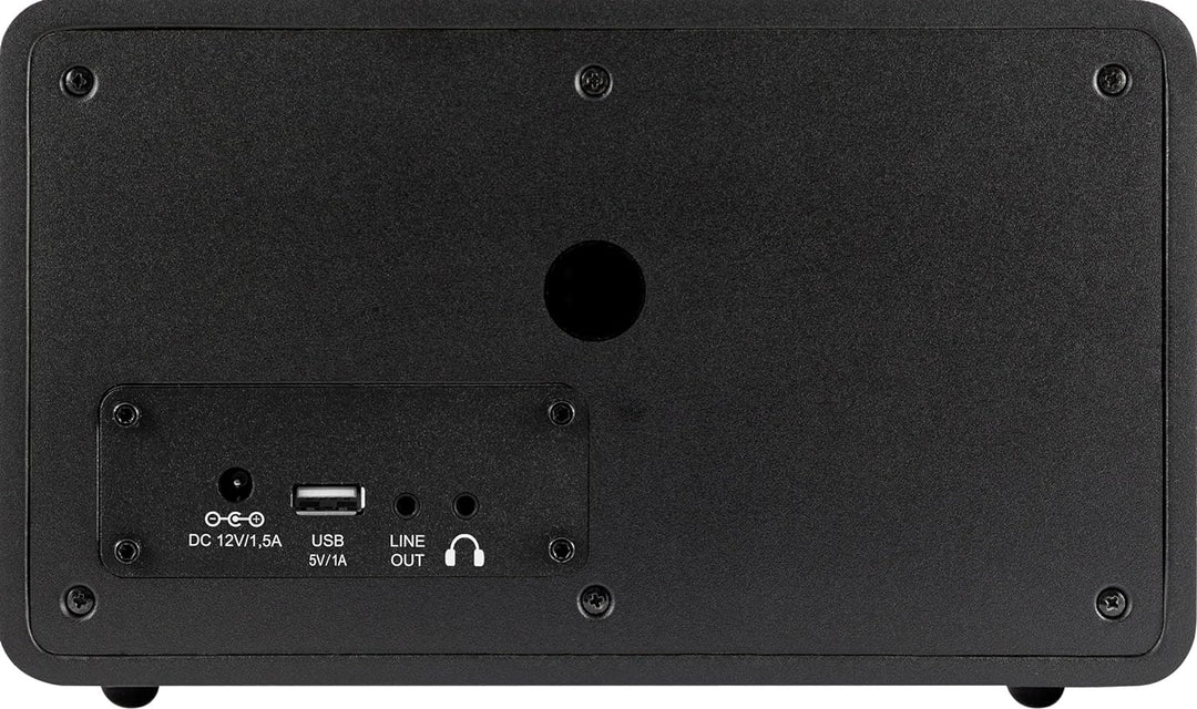 Imperial i110 Internetradio UPNP/DLNA Mediaplayer schwarz Schwarz Single, Schwarz Single