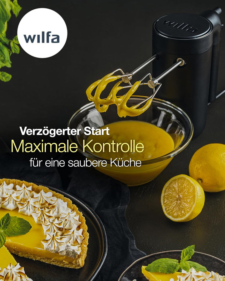 Wilfa Handmixer Smooth Mix 500 I 500 W I 5 Geschwindigkeiten I Boost-Funktion &amp; Auswurf-Funktion I i