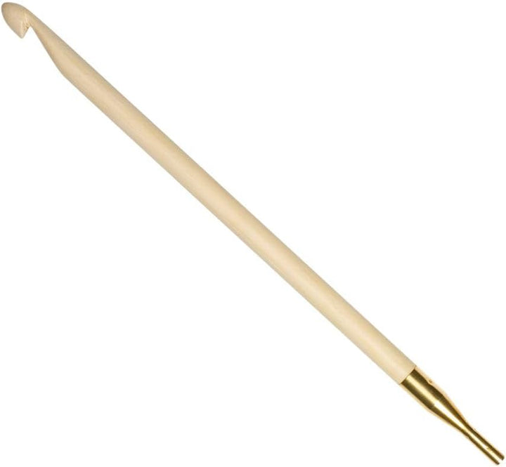 Addi Häkelnadel AddiClick Click Hook Bamboo, Bambus, Grün, 19 x 11 x 2 cm Bambushäkel, Bambushäkel