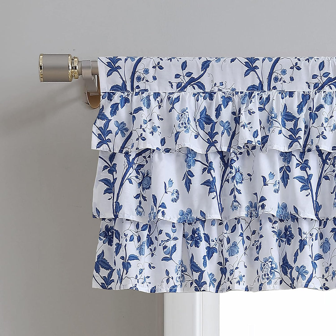 Laura Ashley Home - Volant aus Baumwolle, stilvolle und leichte Fensterdekoration für Heimdekoration