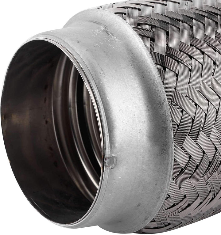 aqxreight - Flexibles Auspuffrohr, 150 x 76 mm / 6 x 3 Zoll Auto-Edelstahl-Auspuff-Rohr zur Reparatu