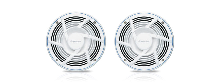 PIONEER TS-ME650FS Marinetauglicher 2-Wege Koaxial Lautsprecher (250 W), 16.5 cm, Schutzart IPX7, Ei