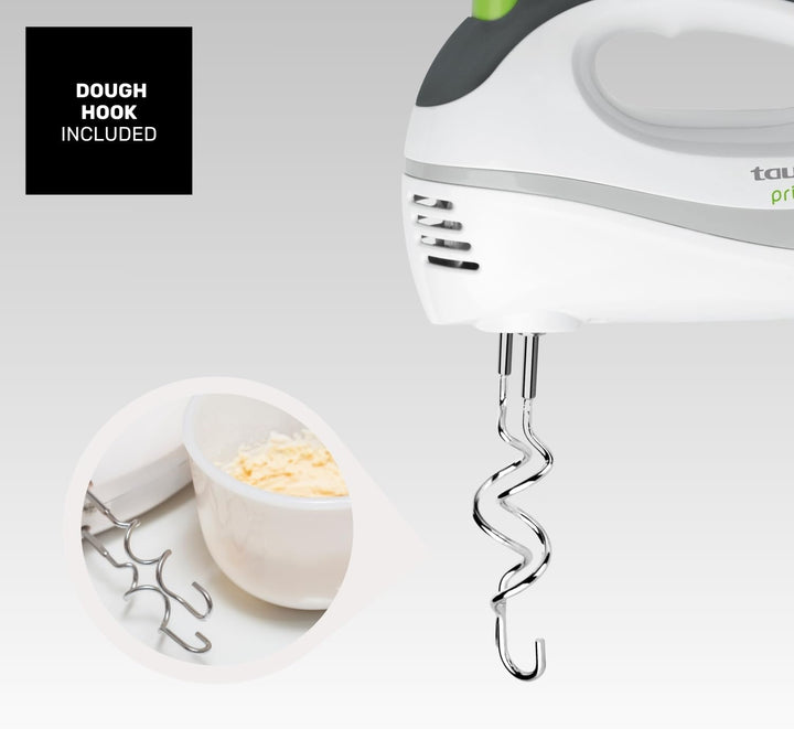 Taurus Handmixer | elektrisch | 300 W | 5 Geschwindigkeitsstufen | Turbofunktion | 2 verschiedene Au