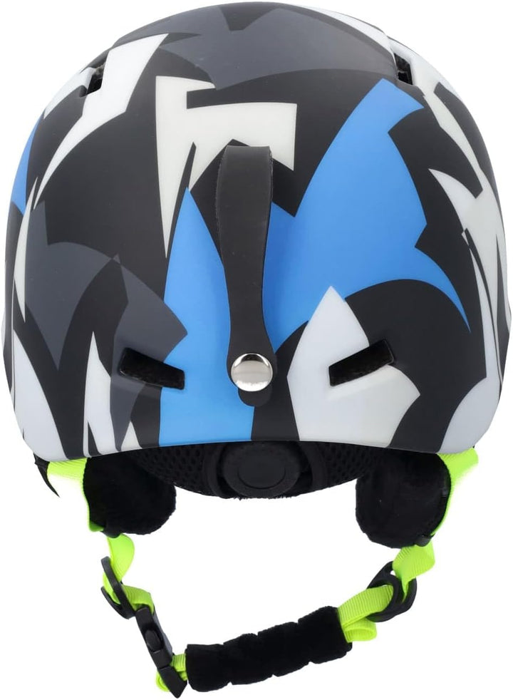 CMP Kinder XJ-4 Helm Snowboardhelm S Blau/Weiss/Schwarz, S Blau/Weiss/Schwarz