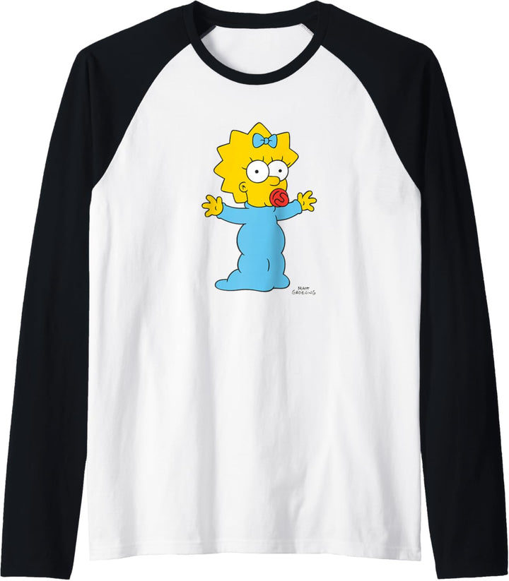The Simpsons Maggie Needs A Hug Raglan