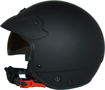Jethelm H740-L H740 Integriertem mit Integriertem Sonnenvisier und Schild Schwarz Matt - L, L