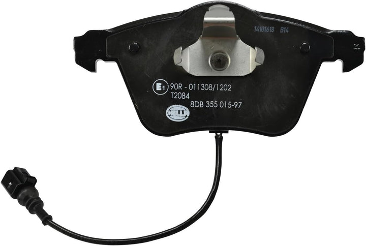 HELLA PAGID 8DB 355 015-971 Bremsbelagsatz - T2084 - Dicke/Stärke: 20.4mm - Bremssystem: Teves - mit
