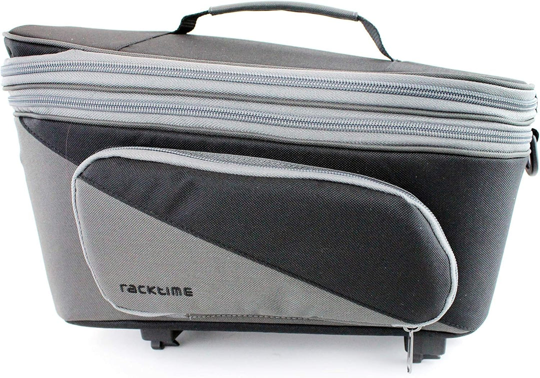 Racktime Unisex – Erwachsene Talis plus Gepäckträgertasche, schwarz, 1size Single, Single
