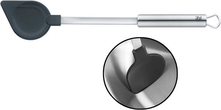 WMF Profi Plus Pfannenwender Kunststoff 32,2 cm, Cromargan Edelstahl teilmattiert, Kunststoffvordert