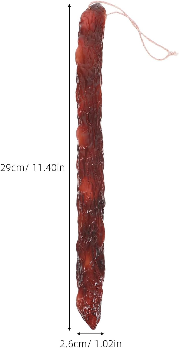 Cabilock Realistisches Kunstfleisch Modell Widerstandsfähige Fake Wurstdeko Lichtechte Kunststoff Si
