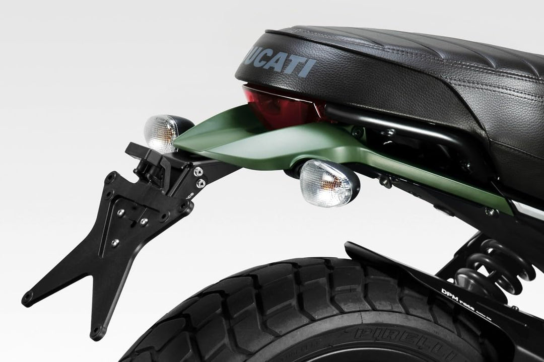 Scrambler 800 (Urban Enduro, Icon, Italian Independent) - Kit Kennzeichenhalter (D-0220) - Einstellb
