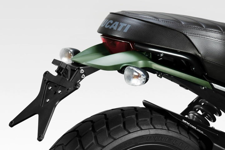 Scrambler 800 (Urban Enduro, Icon, Italian Independent) - Kit Kennzeichenhalter (D-0220) - Einstellb