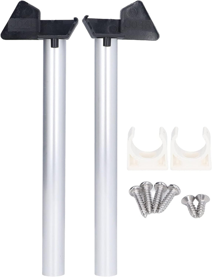 2 Stück Gewächshaus-Regenrinne, Gewächshaus-Regenrinne, Silber-Regenwasser-Drainage-Kit, Regenfallro