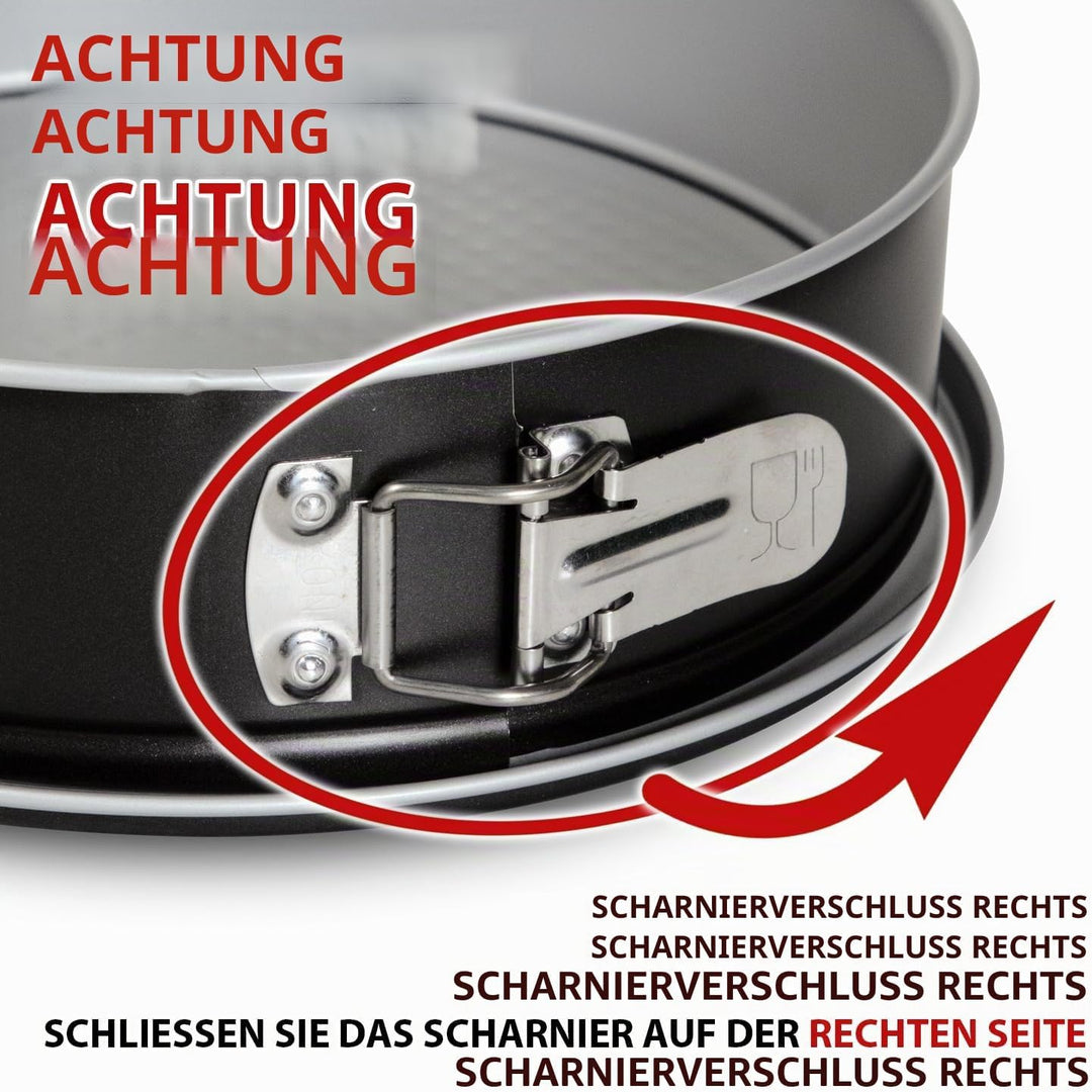 Springform Guardini Durchmesser -26 cm Bake and Take sehr gute Antihaftbeschichtung sichere Premium-