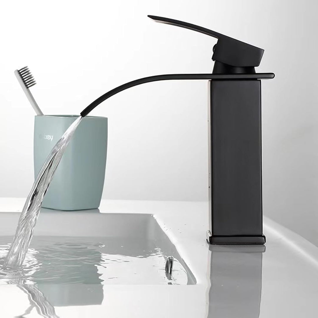 Wasserhahn Bad Wasserfall Wasserhahn Edelstahl Waschbeckenarmatur Waschtischarmatur Waschbecken Arma