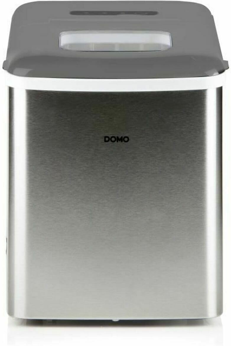 DOMO DO9253IB Eiswürfelmaschine - 9 Würfel in 9 Min - 12 kg/Tag - Wassertank 1,8L - Eiswürfelbereite