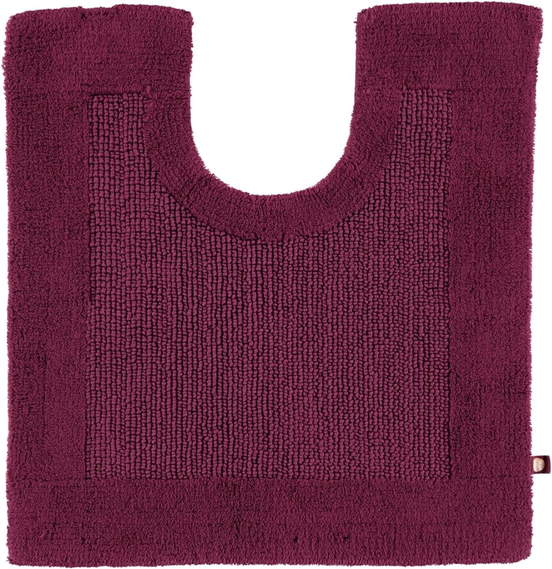 RHOMTUFT Prestige Badteppich 237 Brombeer, 60 x 60 cm WC-Vorleger mit Ausschnitt 60 x 60 cm WC-Vorle