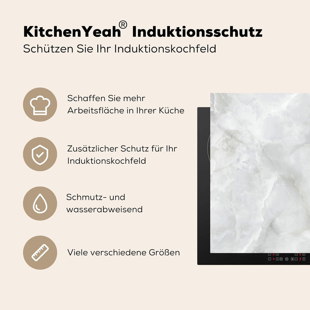 KitchenYeah© Herdabdeckplatte Einteilig Induktionsmatte Küche Abdeckung Ceranfeld Herd Abdeckplatte