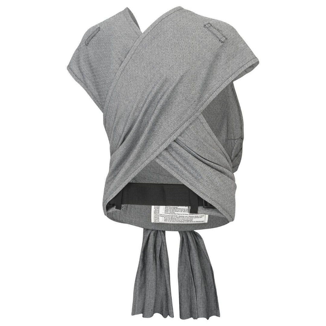 Hoppediz Hop-Tye Advanced - 4-in-1 Babytrage für Neugeborene ab Geburt - Halfbuckle Tragehilfe mit T