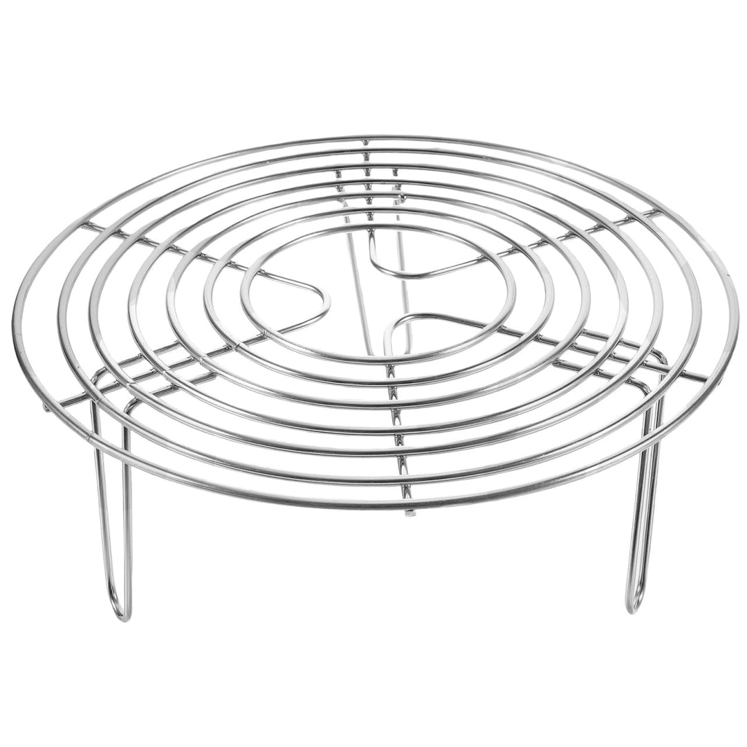 HEMOTON 20X7cm Kuchengitter Dämpfeinsatz Dampfgarer Steamer Rack Dämpfen Rack Edelstahl Strapazierfä