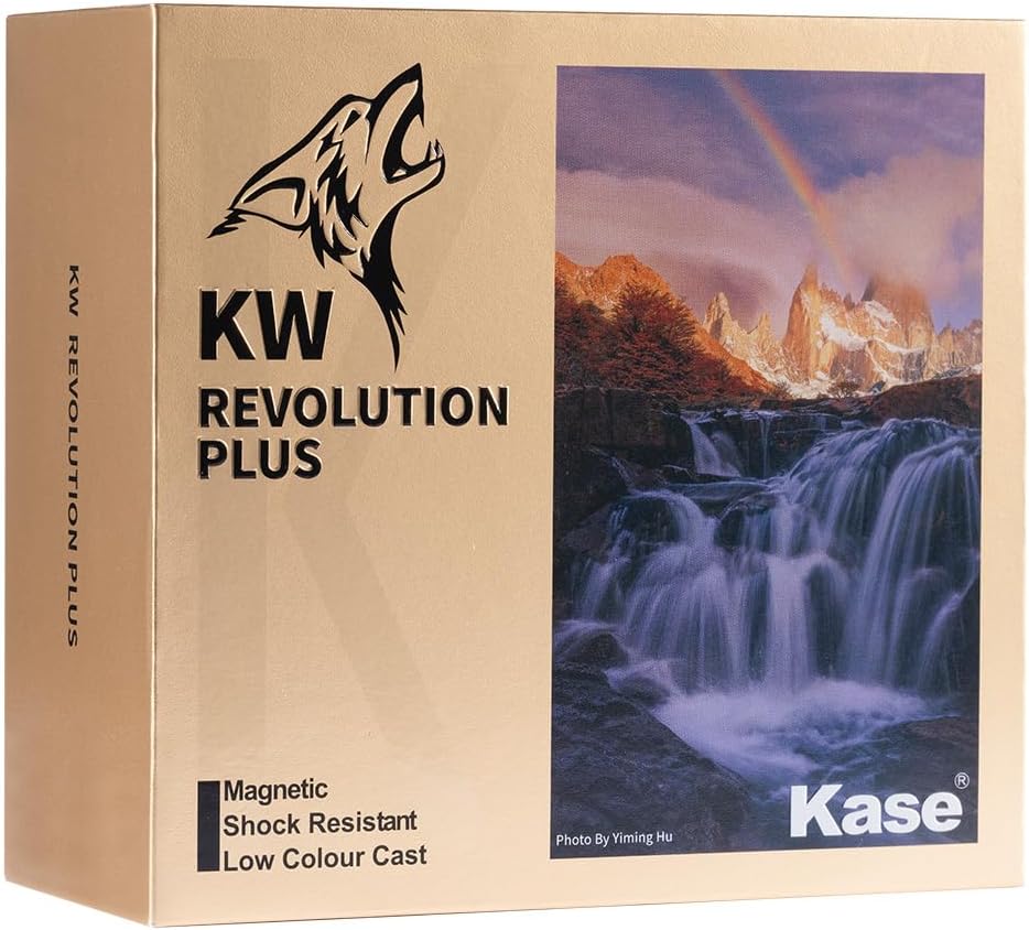Kase Revolution Plus Master Filter-Set, magnetisch, stossfest, gehärtetes optisches Glas, mit farbco