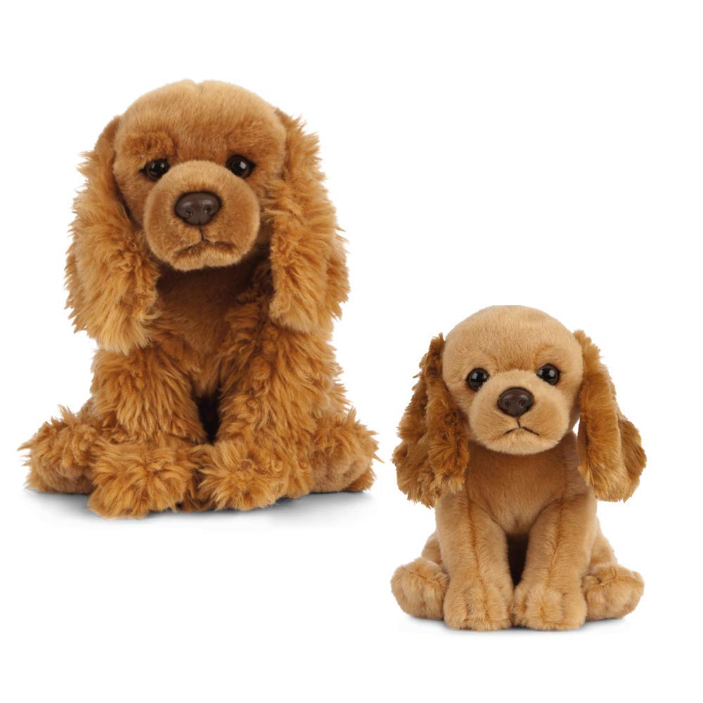 Living Nature AN493 Plüschspielzeug für Hunde und Welpen, Spaniels, Honig, Bundle Cockerspaniel Bund