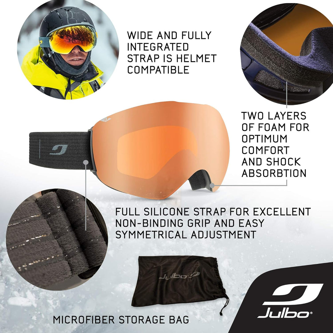 Julbo Spacelab Skibrille Einheitsgrösse Black - Grey Lines, Einheitsgrösse Black - Grey Lines