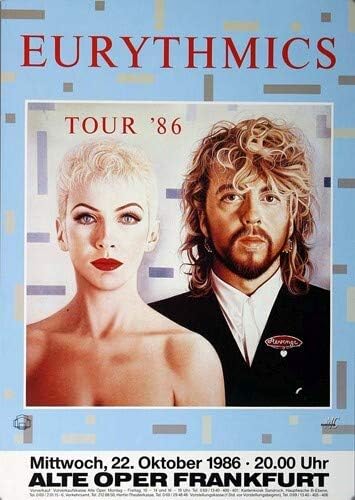 Eurythmics - Revenge, Frankfurt 1986 » Konzertplakat/Premium Poster | Live Konzert Veranstaltung | D