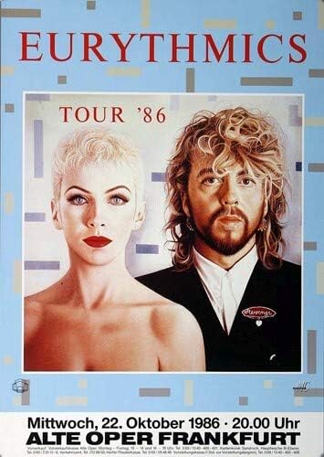 Eurythmics - Revenge, Frankfurt 1986 » Konzertplakat/Premium Poster | Live Konzert Veranstaltung | D