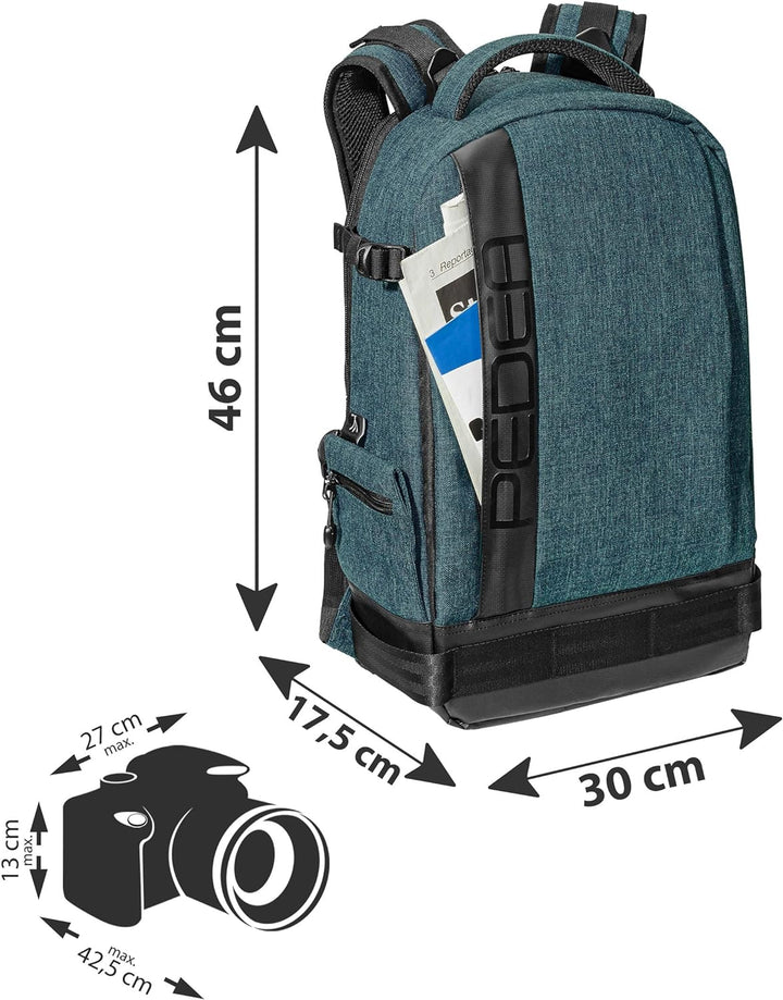 PEDEA SLR-Kamerarucksack Fotorucksack mit Displayschutz für Olympus E-M10, E-M5 Mark II, Pen E-PL8 E