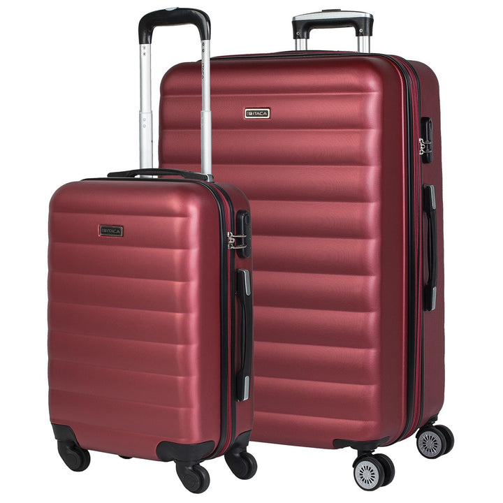 ITACA - Koffer Set Mit Rollen In Gross Für Reisen - Reisekoffer Set Aus Robuster Hartschalenkoffer-S
