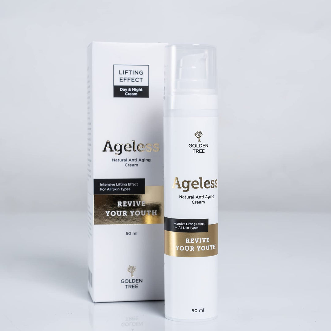 Golden Tree Ageless Anti-Falten-Creme – Anti-Aging-Gesichtscreme Tag und Nacht – Hautpflegeformel er